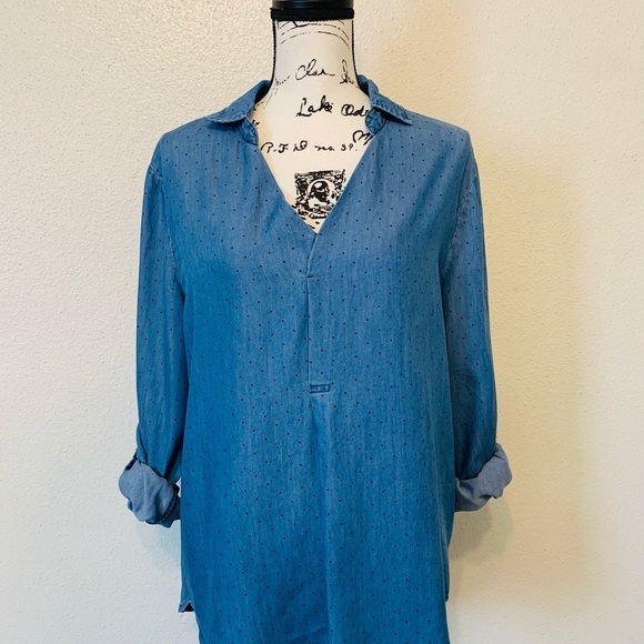 Love 8 Tunic Polka Dot Top Shirt - Picture 5 of 14